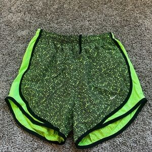 Nike Dri-FIT Neon Green and Black Shorts